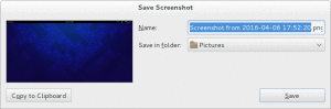 Save Screenshot option