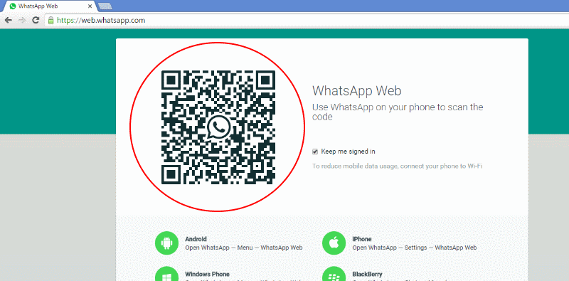 Open Web WhatsApp on Chrome