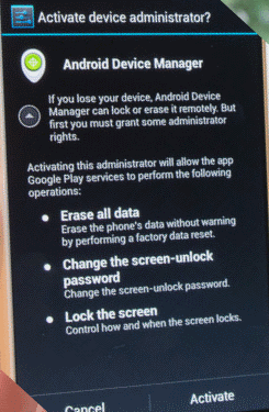 Activate Setup Lock and Erase on Your Smartphone
