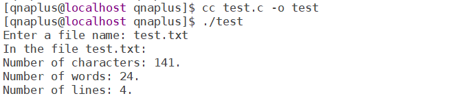 C Program to Count Characters, Words and Lines in a File - QnA Plus