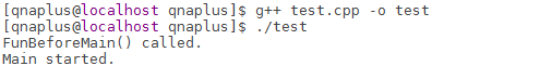 Call function before main()